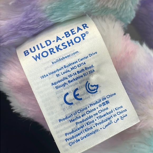 Build A Bear Kitty Pastel Swirl Tie Dye Online Exclusive 17" Easter Plush-024357 - Picture 7 of 12